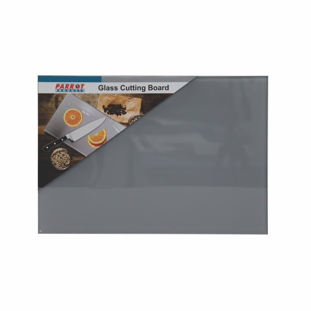 Glass Cutting Board (210 x 300mm - Silver) Glass Cutting Board (210 x 300mm - Silver) [Office Stock]