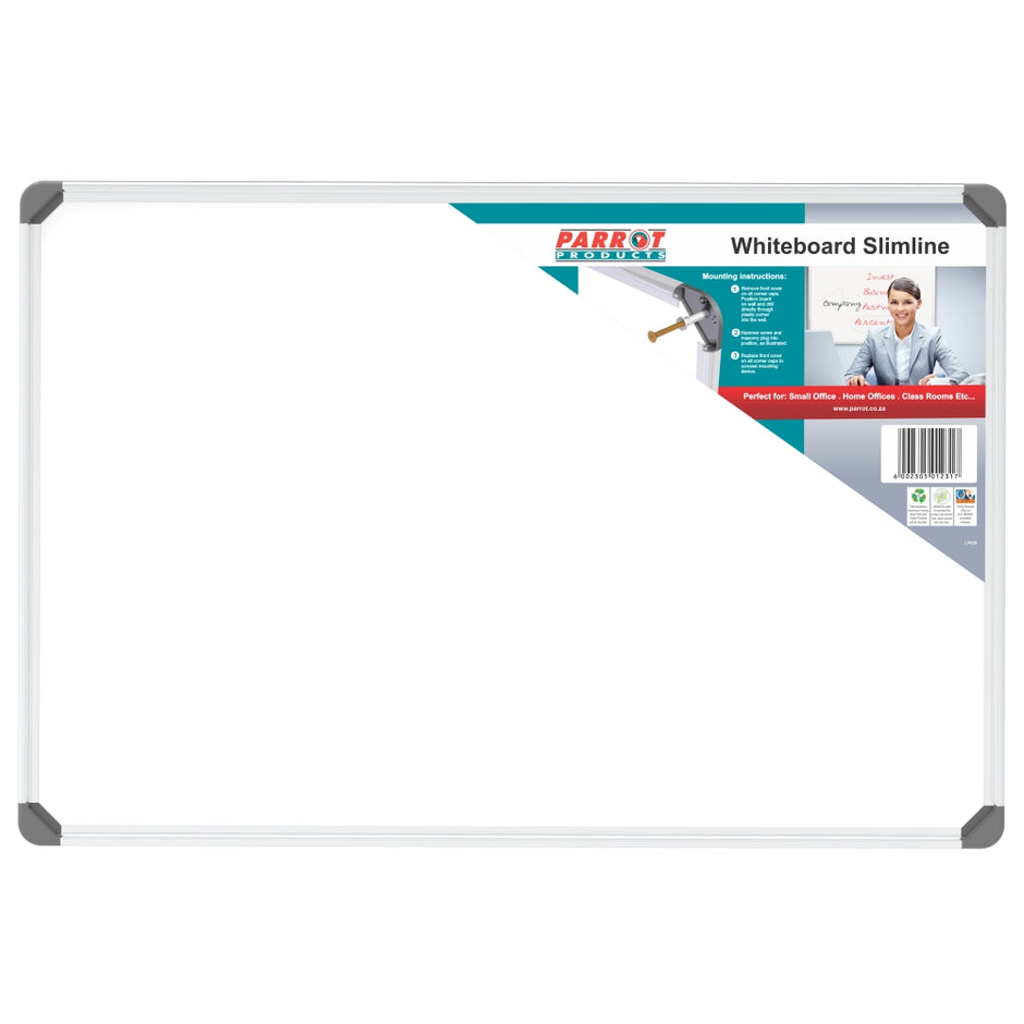 Slimline Non-Magnetic Whiteboard (900*600mm) Slimline Non-Magnetic Whiteboard (900*600mm) [Office Stock]