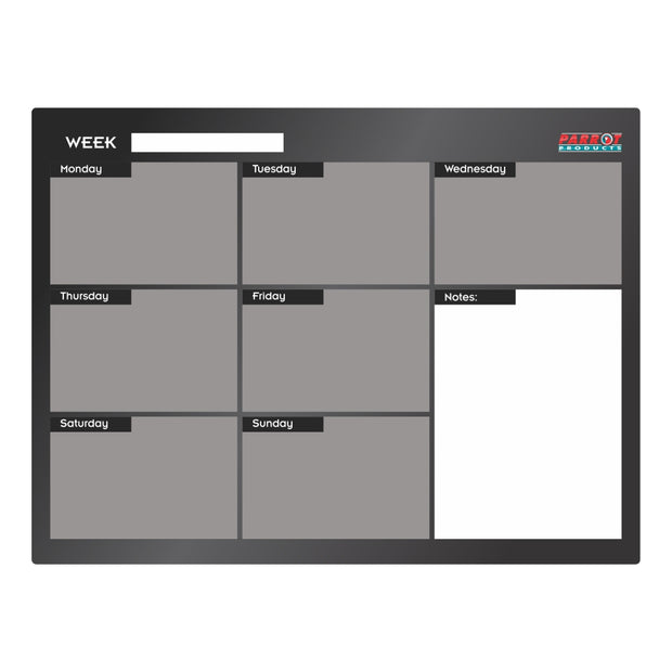 Cast Acrylic Weekly Planner (Cast Acrylic - 600 x 450mm) Cast Acrylic Weekly Planner (Cast Acrylic - 600 x 450mm) [Office Stock]