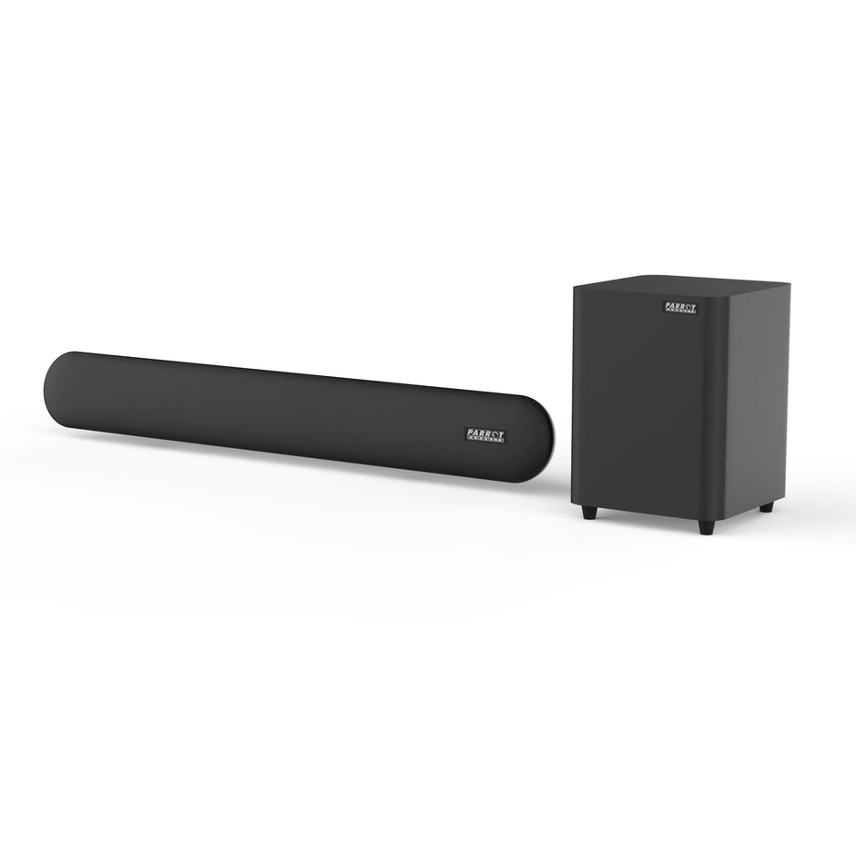 AUDIO - PARROT SPEAKER SOUND BAR + 5,25 INCH WIRELESS SUB INCL WALL BRACKET