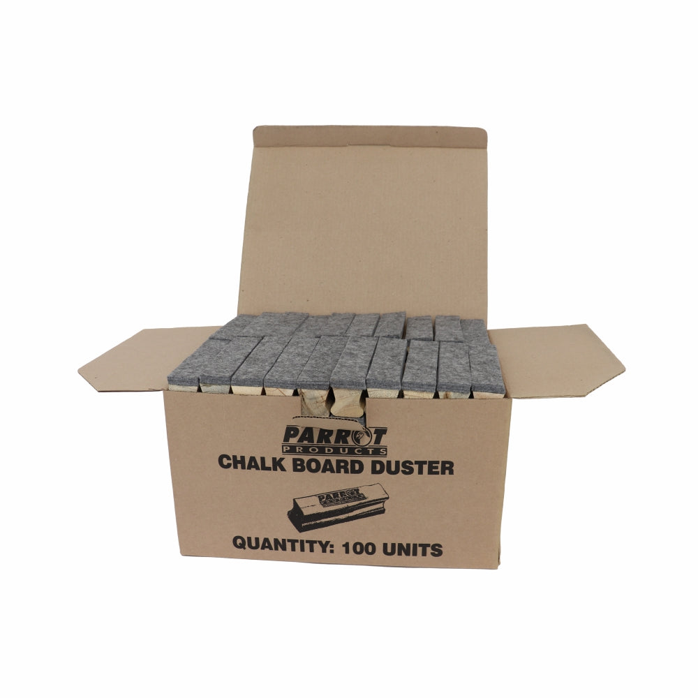 Chalk Board Wood Duster (150*35mm - Boxed 100 - Grey) Chalk Board Wood Duster (150*35mm - Boxed 100 - Grey) [Office Stock]