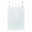 Hanging Protective Screen (1250 x 900 x 2mm - Including Hanging Kit) Hanging Protective Screen (1250 x 900 x 2mm - Including Hanging Kit) [Office Stock]