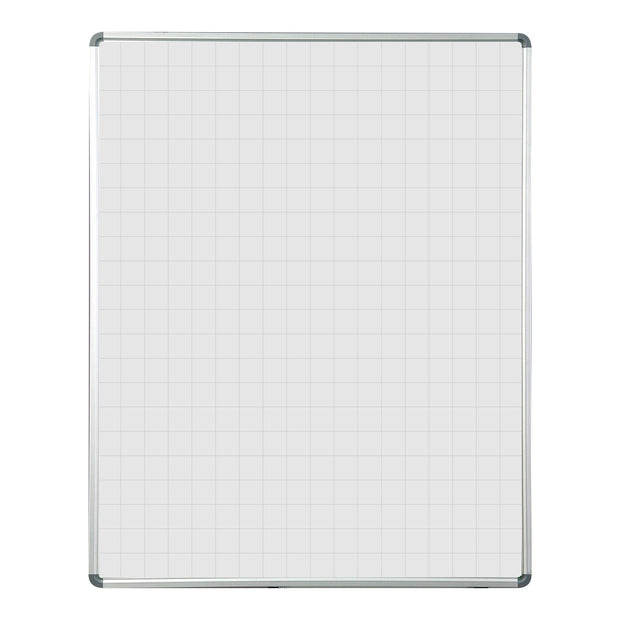 Educational Board Magnetic Whiteboard (1220*910 - Grey Squares - 1 Side).