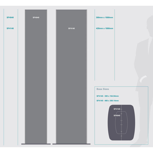 Double Sided Standing Sign (300*1800mm) Double Sided Standing Sign (300*1800mm) [Office Stock]