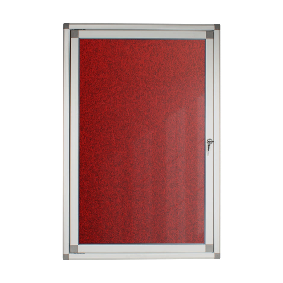 Hinged Pinning Display Case (900*600mm - Burgandy) Hinged Pinning Display Case (900*600mm - Burgandy) [Office Stock]