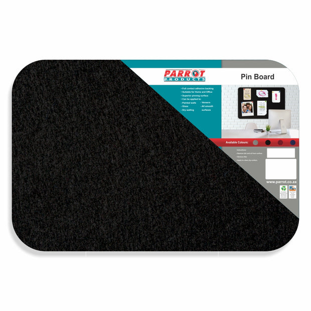 Adhesive Pin Board (No Frame - 450*300mm - Black) Adhesive Pin Board (No Frame - 450*300mm - Black) [Office Stock]