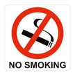 No Smoking Symbolic Sign - Printed on White ACP (150 x 150mm) No Smoking Symbolic Sign - Printed on White ACP (150 x 150mm) [Office Stock]