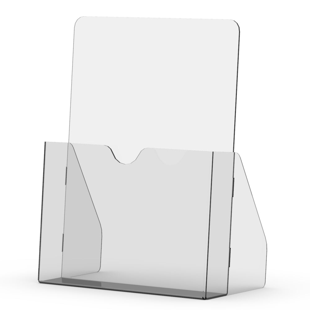 Menu Holder Acrylic Table Brochure Holder A6 - Box 5 Menu Holder Acrylic Table Brochure Holder A6 - Box 5 [Office Stock]