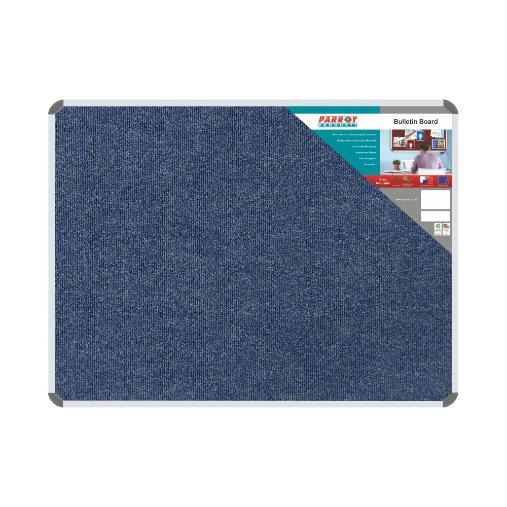 Bulletin Board Ribbed Aluminium Frame (1200x900mm - Denim) Bulletin Board Ribbed Aluminium Frame (1200x900mm - Denim) [Office Stock]