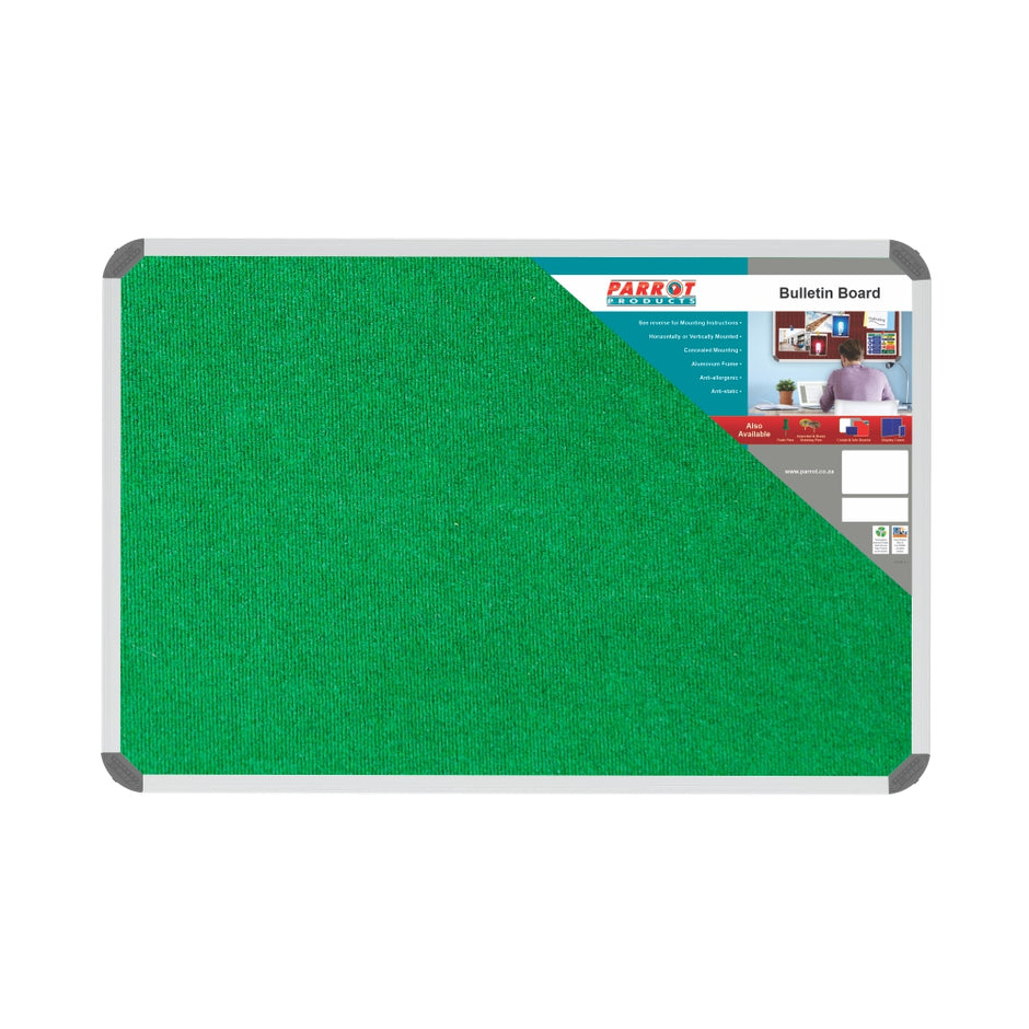 Bulletin Board Ribbed Aluminium Frame (900x600mm - Palm) Bulletin Board Ribbed Aluminium Frame (900x600mm - Palm) [Office Stock]