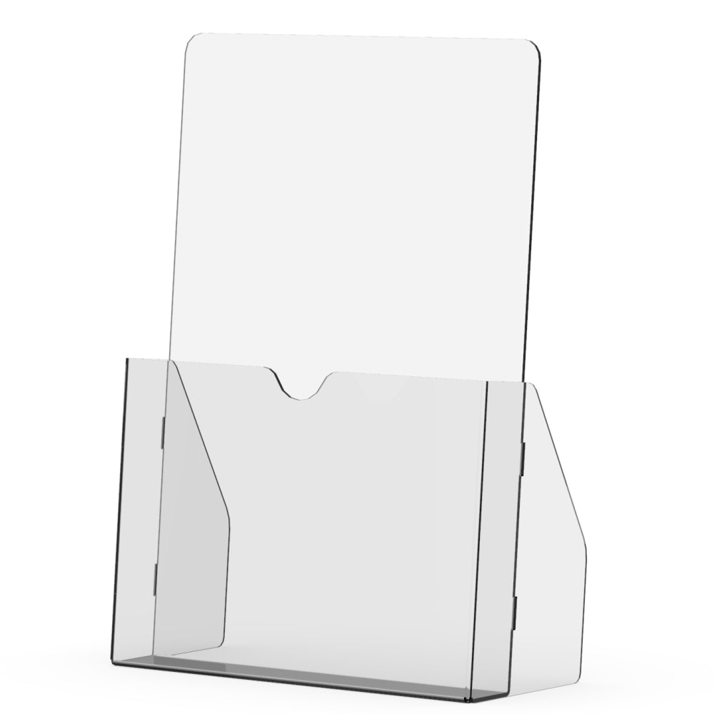 Menu Holder Acrylic Table Brochure Holder A4 - Box 5 Menu Holder Acrylic Table Brochure Holder A4 - Box 5 [Office Stock]