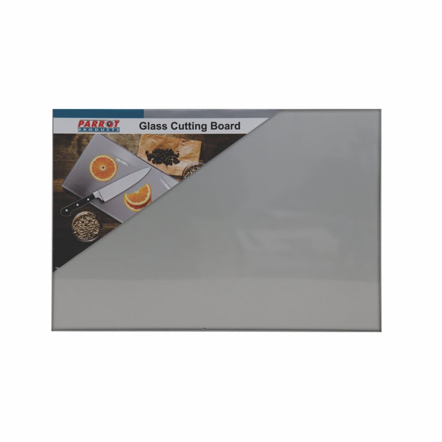 Glass Cutting Board (210 x 300mm - Grey)