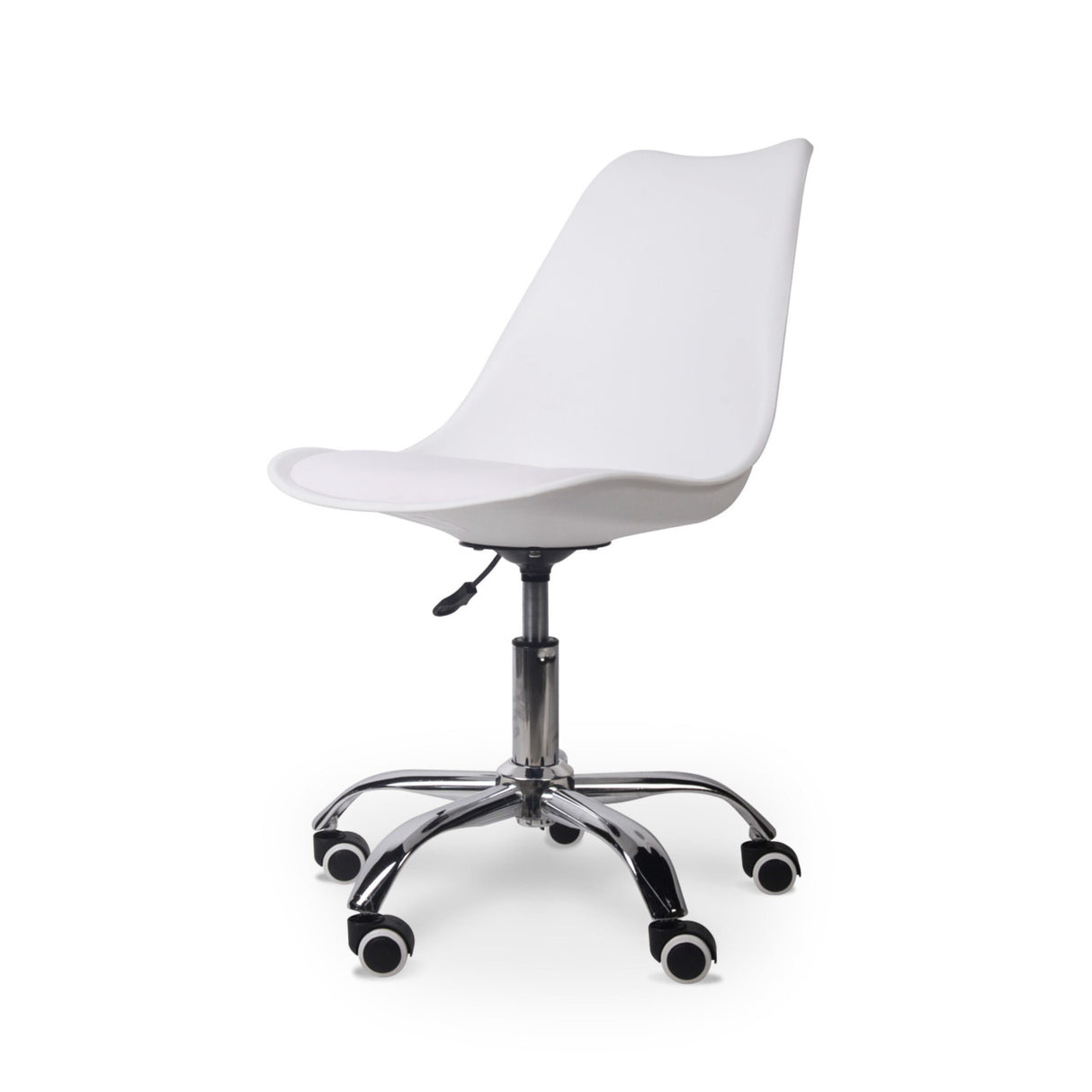 Modern White Typist Office Chair