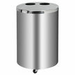 2 Division Stainless Steel Large Recycle Bin [Office Stock]