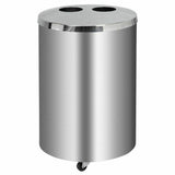 Two Division Stainless Steel Recycle Bin