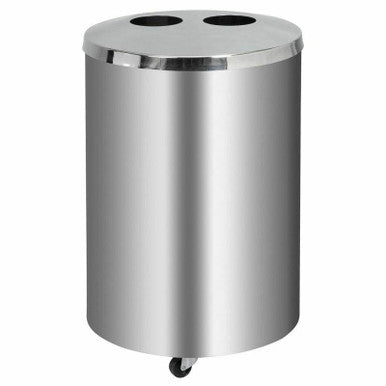 Two Division Stainless Steel Recycle Bin