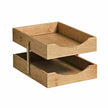 Executive Solid Wood 2-Tier Letter Tray Letter Trays [Office Stock]