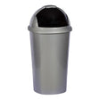 25L Silver Easy Lift Dustbin - Office Stock Group