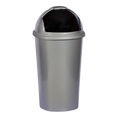 25L Silver Easy Lift Dustbin - Office Stock Group