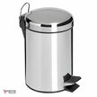 3 Liter Pedal Polished Bathroom Bin [Office Stock] Default Title