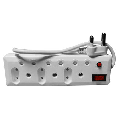 Product 3 x 16A SA & 3 X Euro Multi-Plug, Electrical Power Strip with Multiple Outlets and Power Switches.