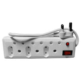 Product 3 x 16A SA & 3 X Euro Multi-Plug, Electrical Power Strip with Multiple Outlets and Power Switches.