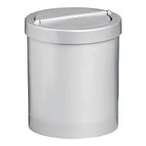 300mm Fluted Waste Paper Bin with Flip Top Lid