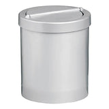 300mm Fluted Waste Paper Bin with Flip Top Lid