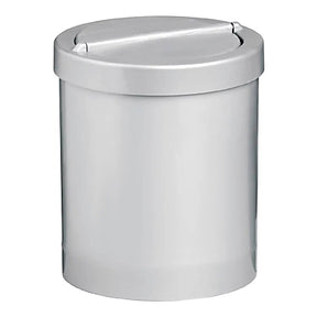 300mm Fluted Waste Paper Bin with Flip Top Lid