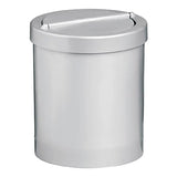 300mm Fluted Waste Paper Bin with Flip Top Lid