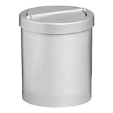 300mm Fluted Waste Paper Bin with Flip Top Lid