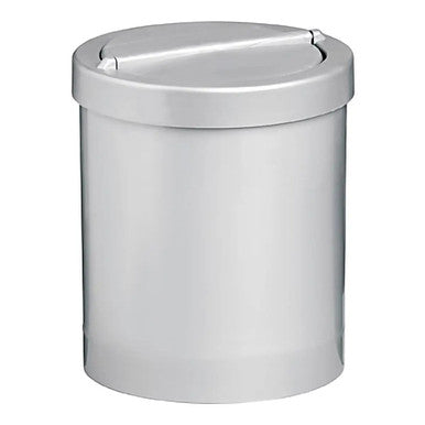 300mm Fluted Waste Paper Bin with Flip Top Lid