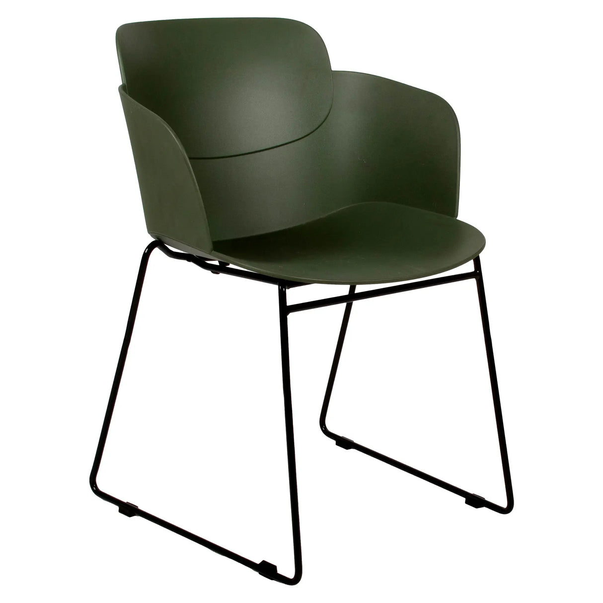 Lotus Sleigh Base Restaurant Chair