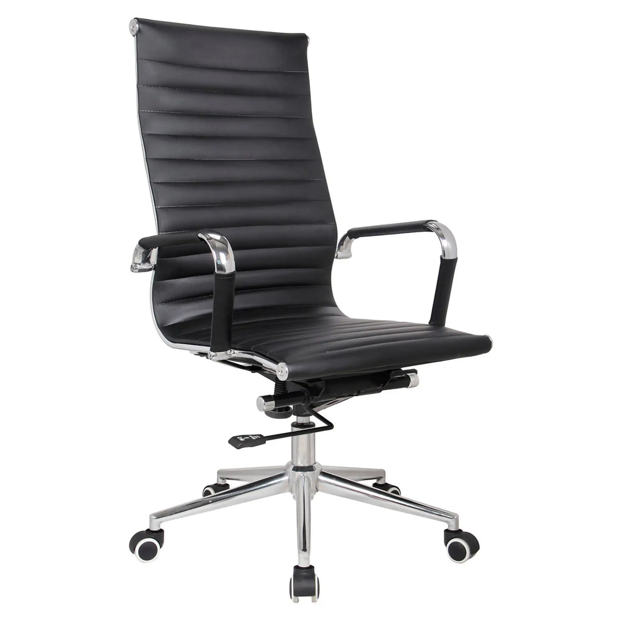 Classic Eames Ribbed High-Back Office Chair
