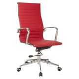 Classic Eames Ribbed High-Back Office Chair