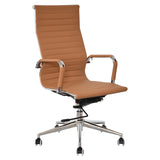 Classic Eames Ribbed High-Back Office Chair