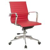 Classic Eames Ribbed Medium-Back Office Chair