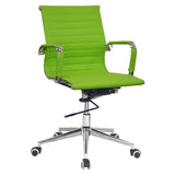 Classic Eames Ribbed Medium-Back Office Chair