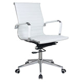 Classic Eames Ribbed Medium-Back Office Chair