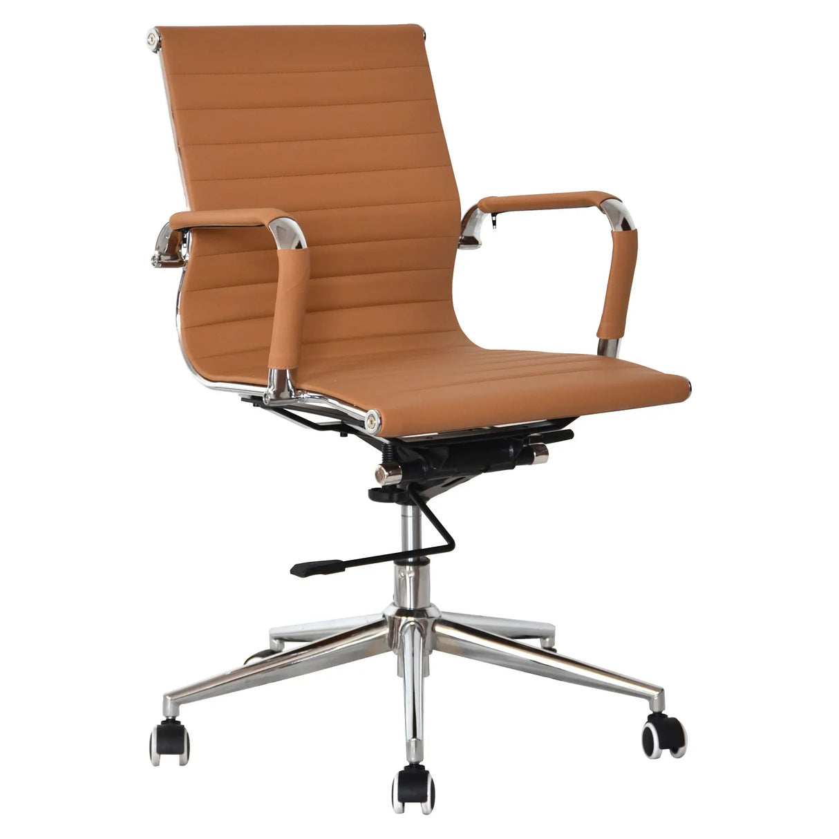 Classic Eames Ribbed Medium-Back Office Chair