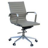 Classic Eames Ribbed Medium-Back Office Chair