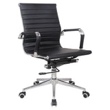 Classic Eames Ribbed Medium-Back Office Chair