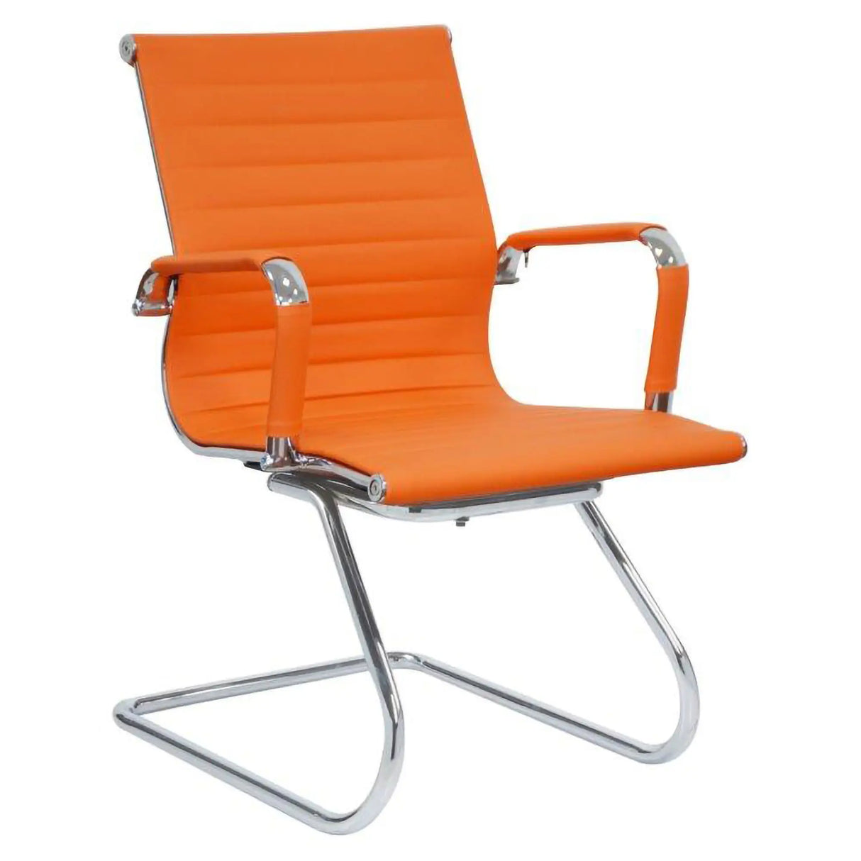 Classic Eames Ribbed Visitor Office Chair