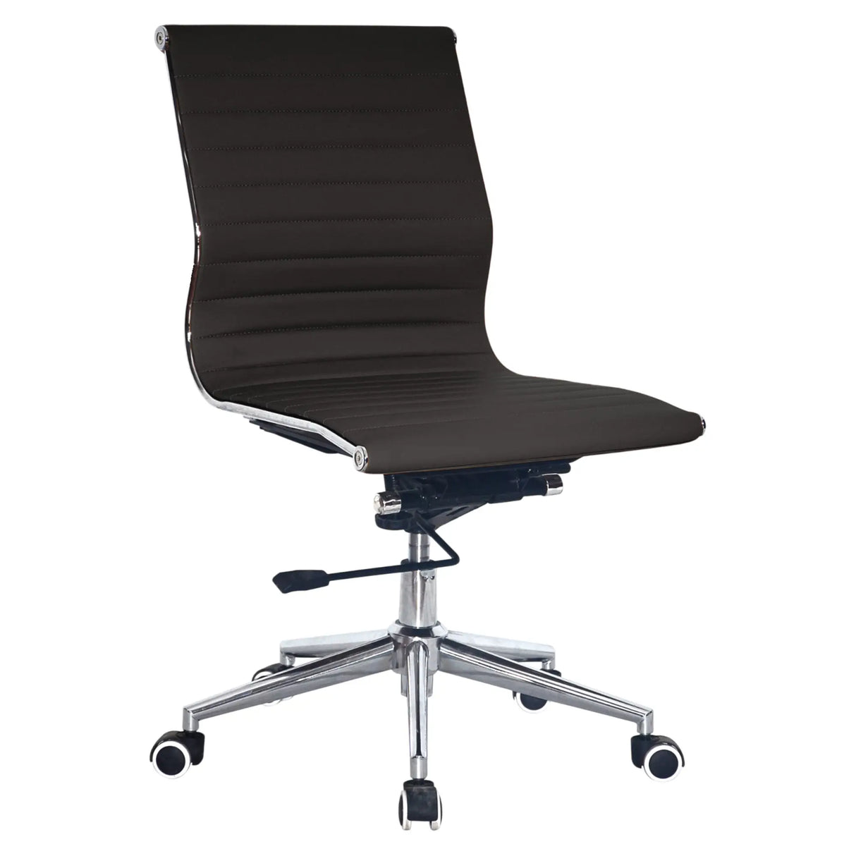 Classic Eames Ribbed No - Arms Medium-Back Office Chair