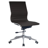 Classic Eames Ribbed No - Arms Medium-Back Office Chair