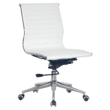 Classic Eames Ribbed No - Arms Medium-Back Office Chair