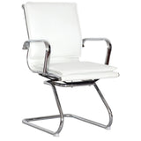 Classic Eames Flat Cushion Visitor Office Chair