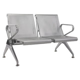 New Chrome Deluxe Two - Seater Airport Bench