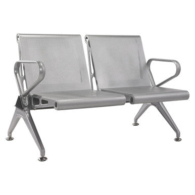 New Chrome Deluxe Two-seater Airport Bench