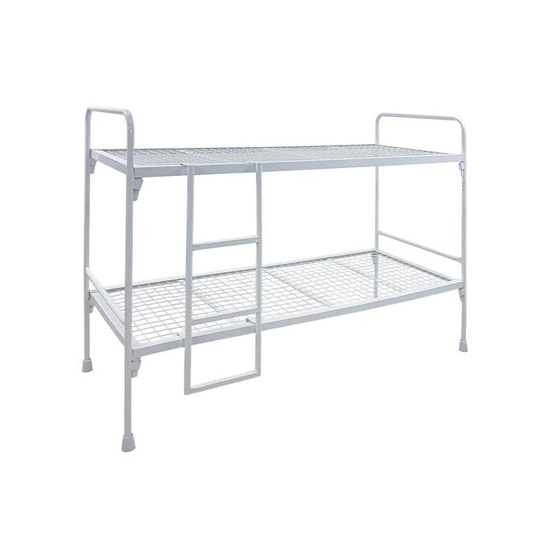 Hostel Double Bunk Bed 1900L x 760D mm (Welded Mesh 50 x 50mm with Welded Ladder)